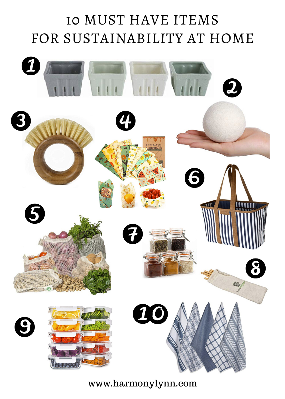 10 MUST HAVE ITEMS FOR SUSTAINABILITY AT HOME