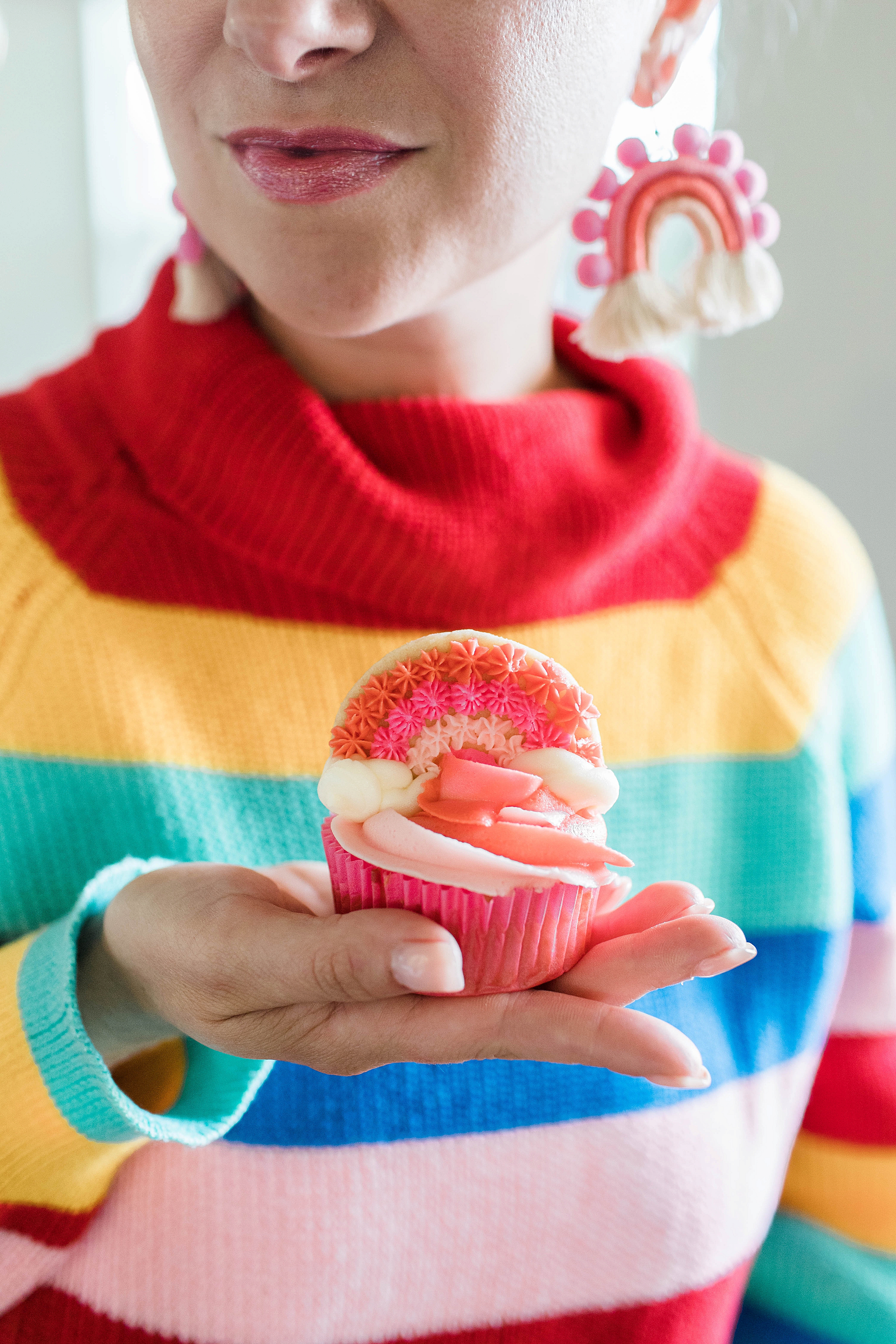 Rainbow Cupcake Cookies!