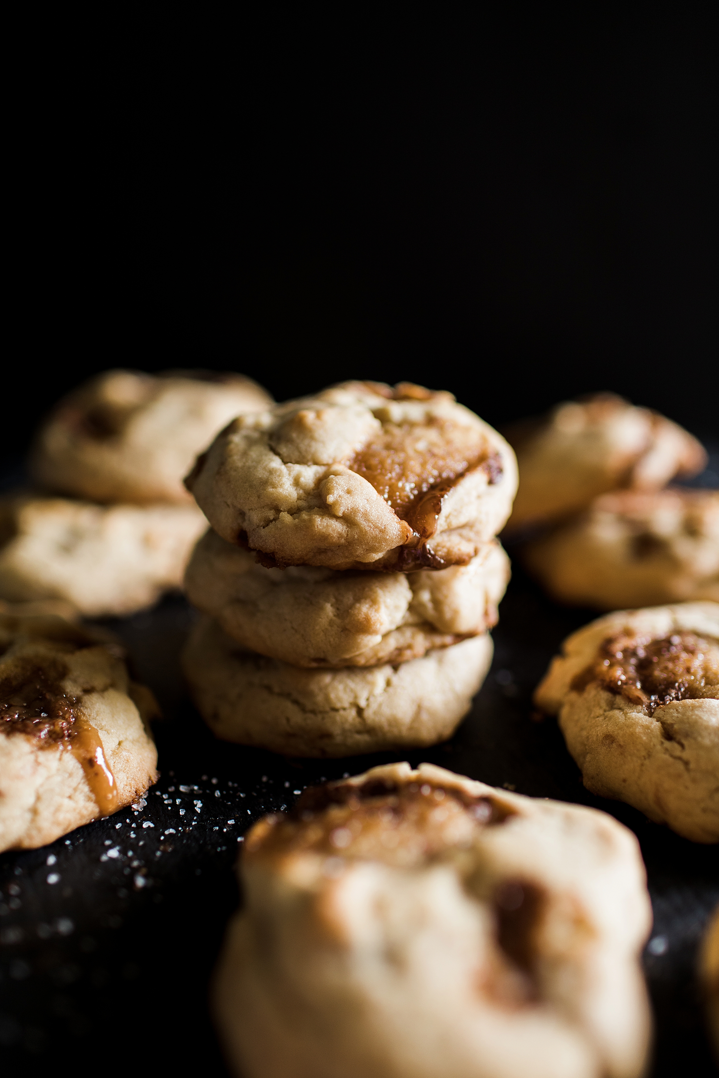 Sea Salt Chocolate Toffee Chunk Cookies