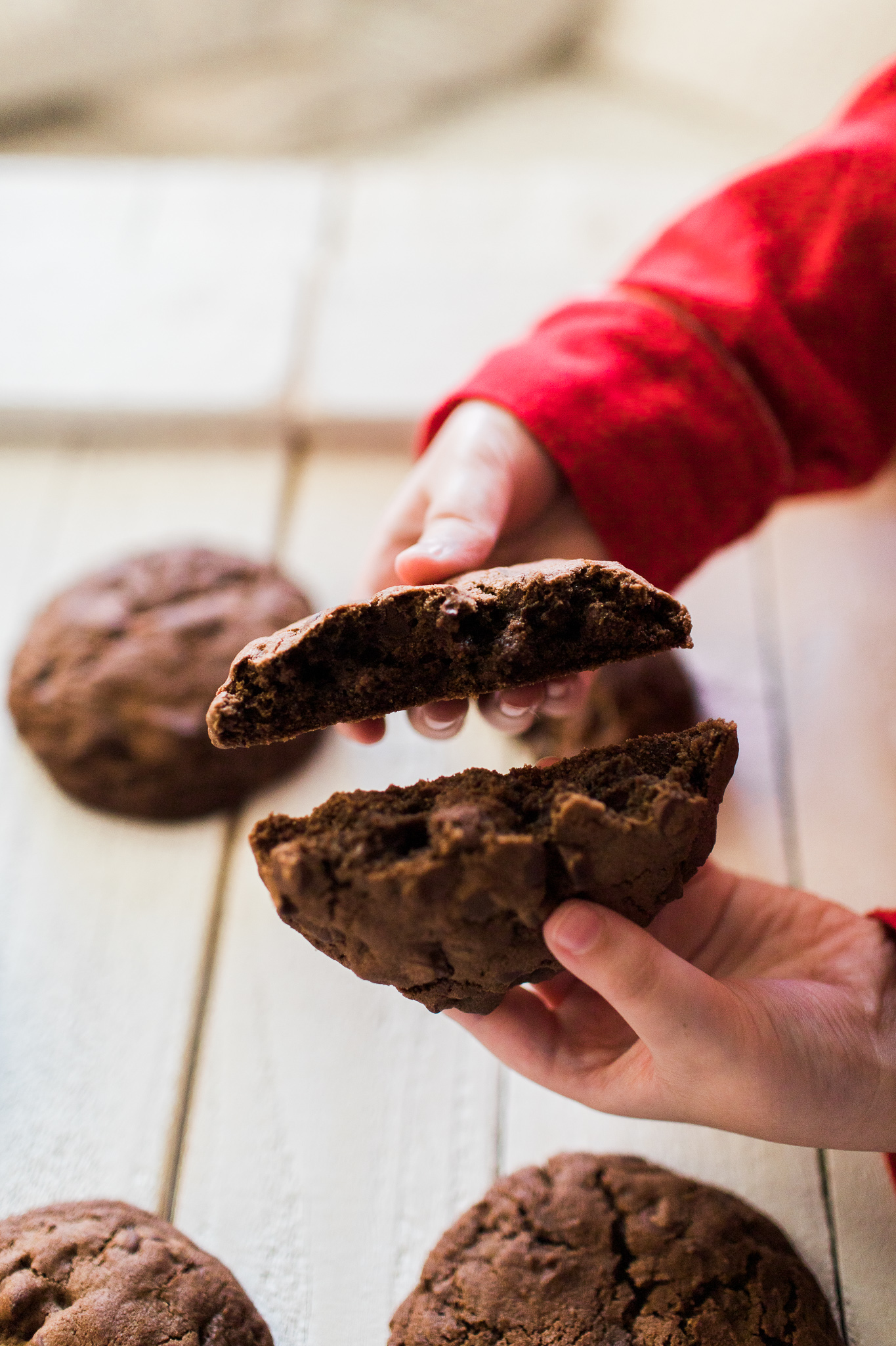 double chocolate cookie levain style