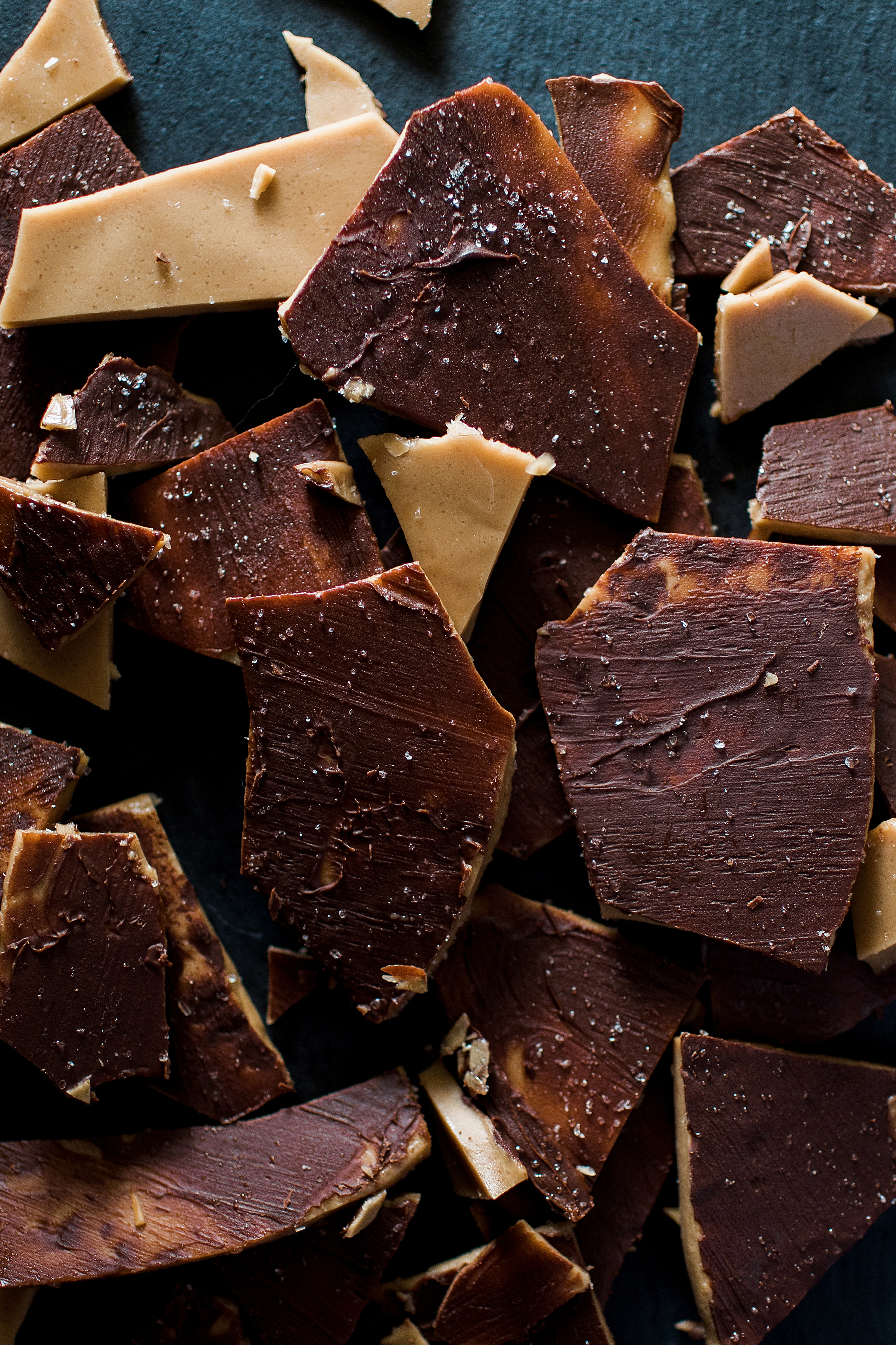 Sea Salt Chocolate Toffee Brittle