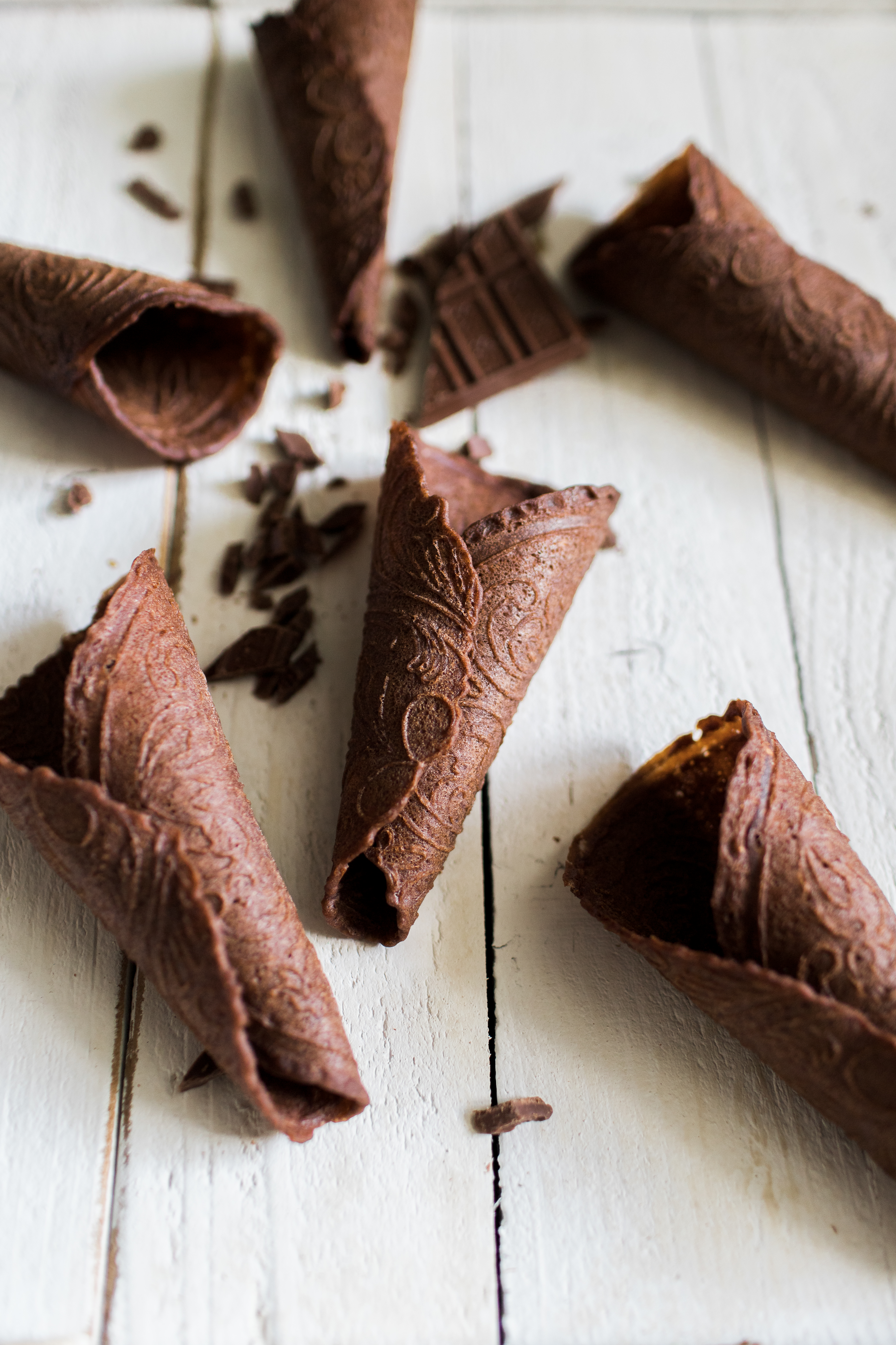 chocolate ice cream cones recipe